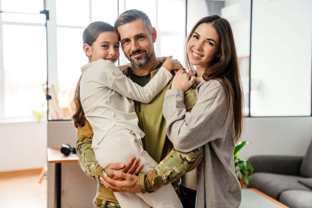 Família protegida por seguro de vida planejado